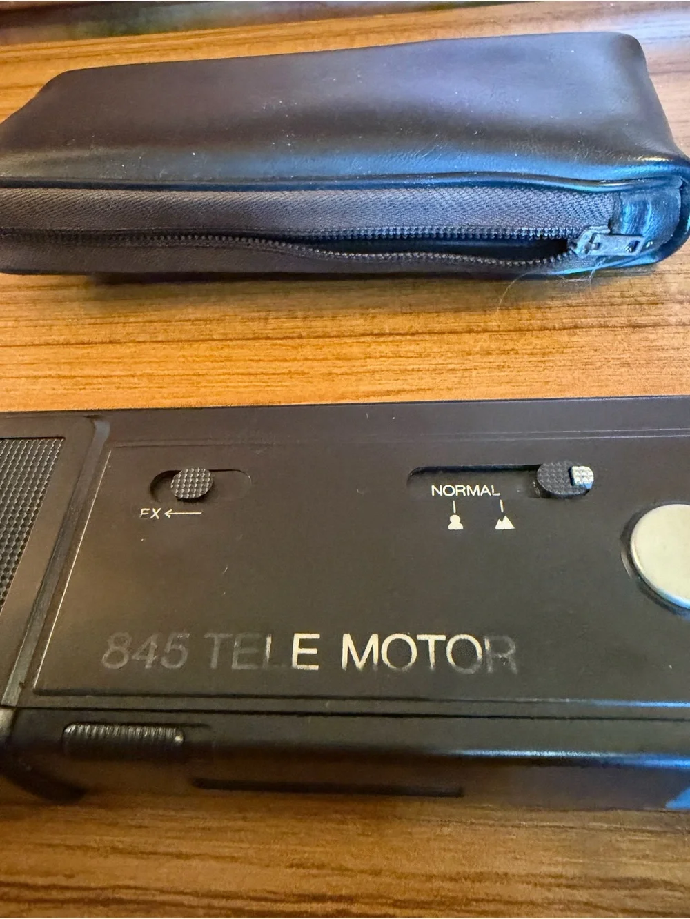 Vintage Vivitar 845 Tele Motor 110 Pocket Film Camera with Case-WORKS!